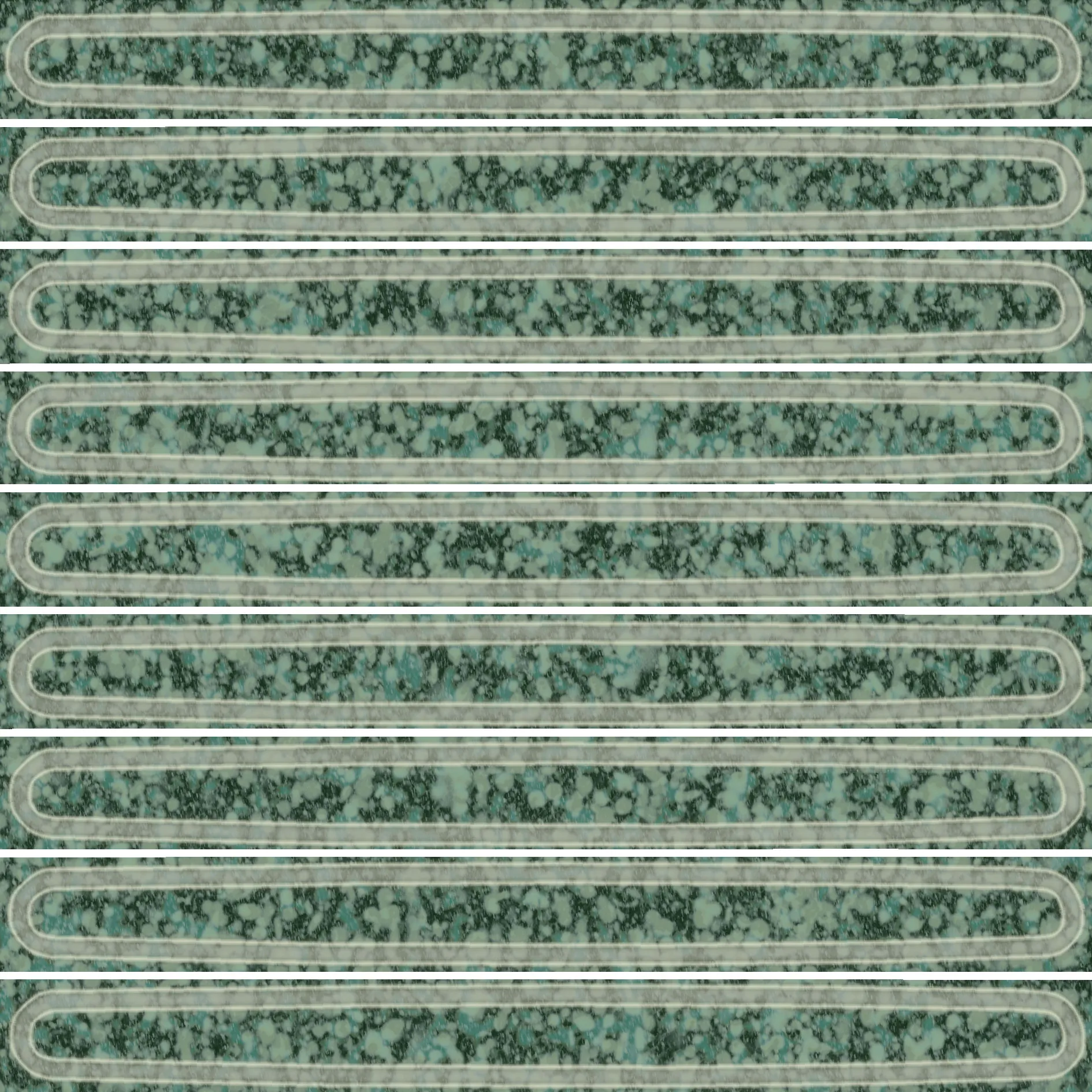 Плитка KMD2SOB006BN Декор чипсет Далия зелёный глянцевый 20x20x0,95