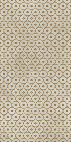 Керамогранит 752601 Tesori Decoro Anelli Bianco Oro 6mm 120x240