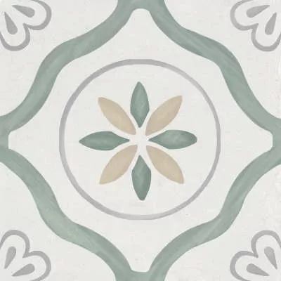 Керамогранит 3386036157 Sirocco Green Petals 9mm R10 22.3x22.3
