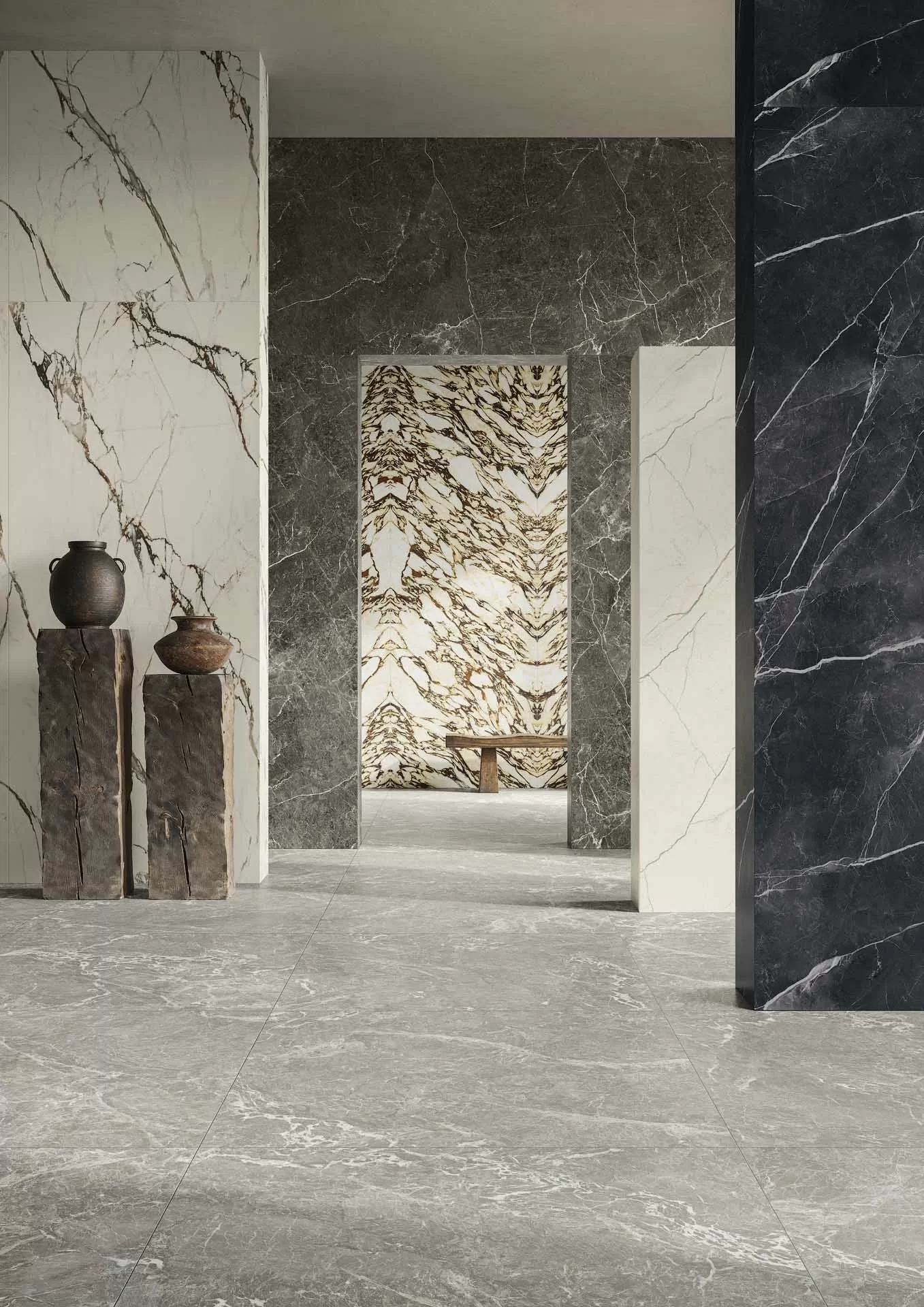 Керамогранит 17950013 Marmora Pavonazzetto Honed 6mm 120x120