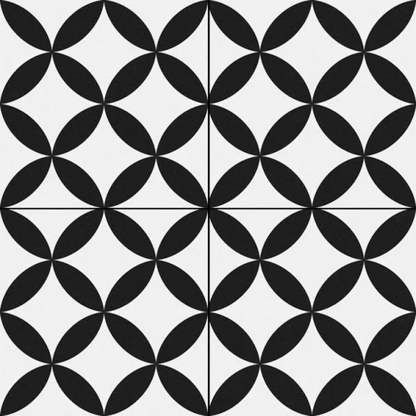 Керамогранит Circle Black Pre-Cut 45x45
