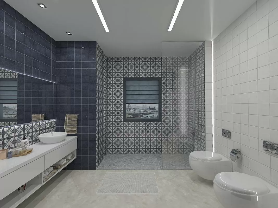 Плитка Smalto Blu 15x15