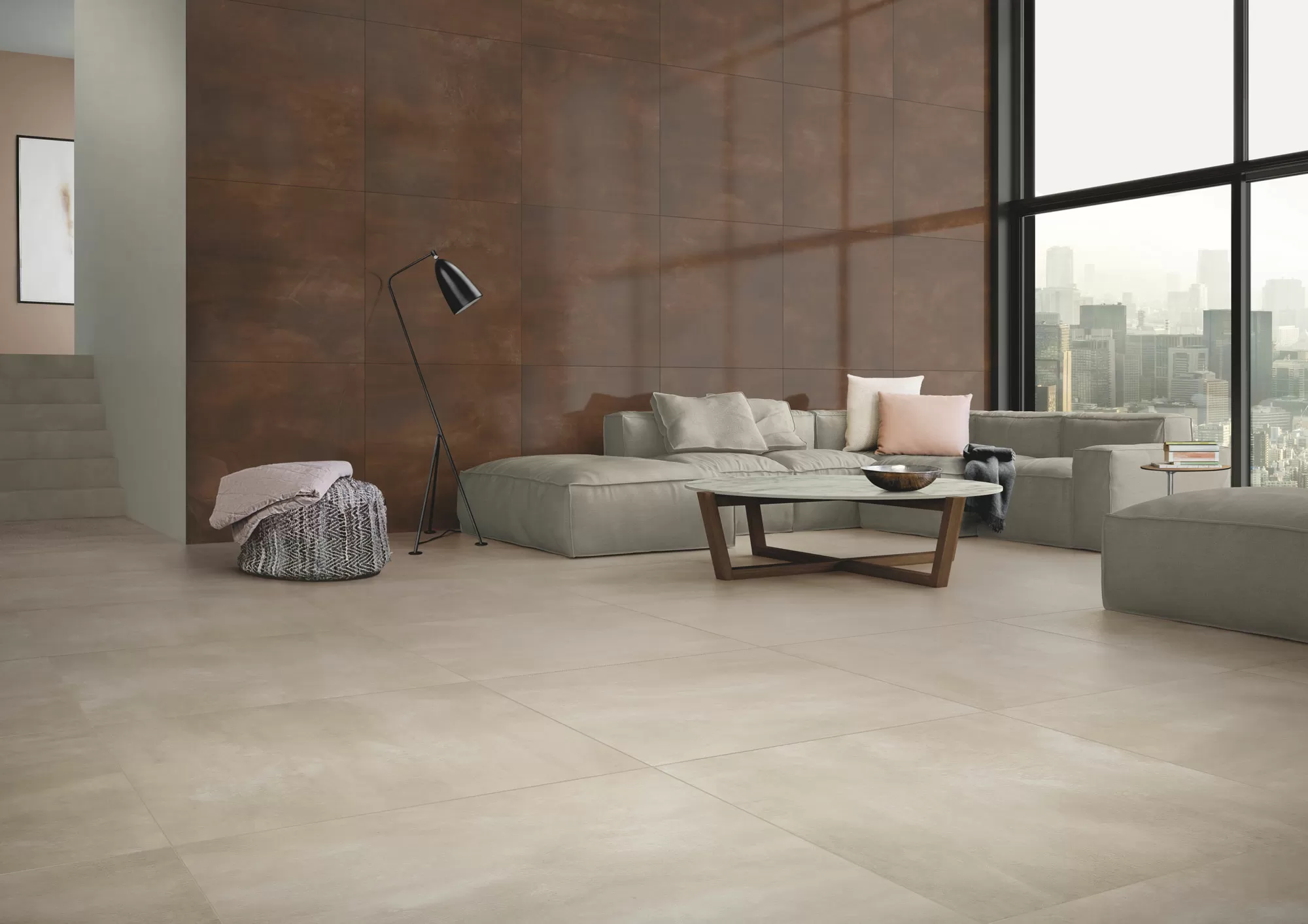 Керамогранит 2991648 Steeltech Lappato Corten Decoro 90x90