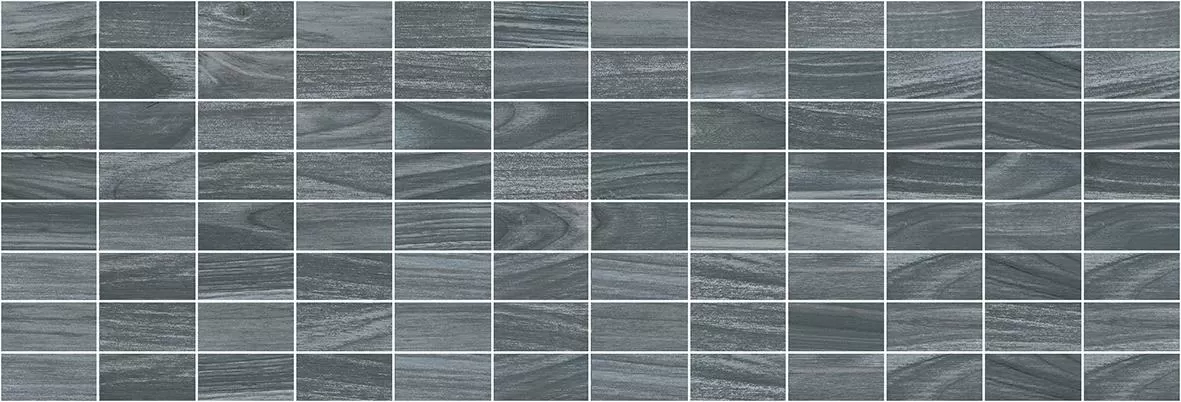 Мозаика MM60068 Zen Декор мозаичный чёрный 20х60