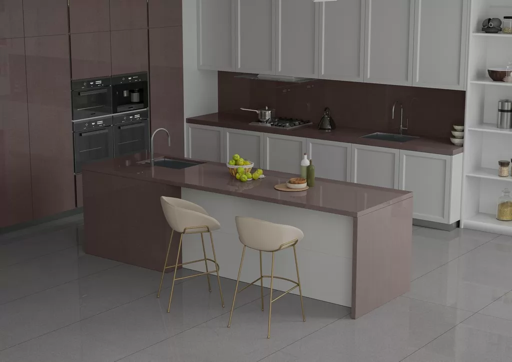 Керамогранит ENFBD3007GL80300 Granite Nero Glossy 800х3000х15