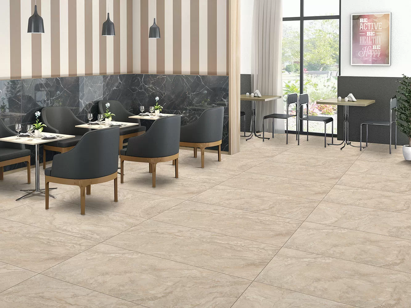 Керамогранит Priscilla Light Grey Matt Carving 60х120