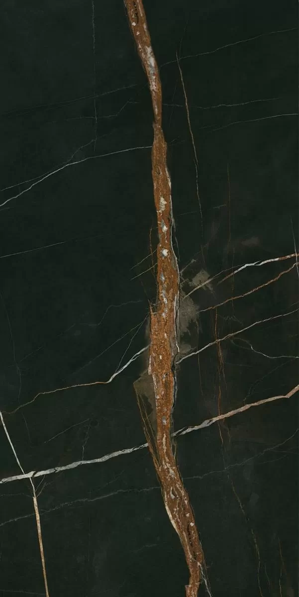 Керамогранит Lusso Nero Lappated / Люссо Неро Лаппатированная 60x120