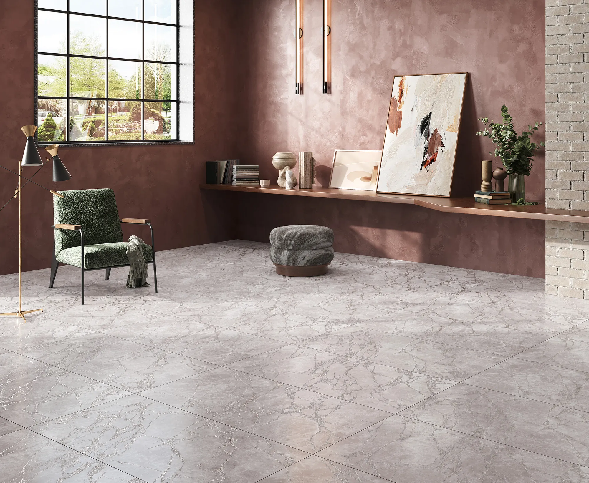 Керамогранит CR4011-A Arctic Pearl Carving 60x120