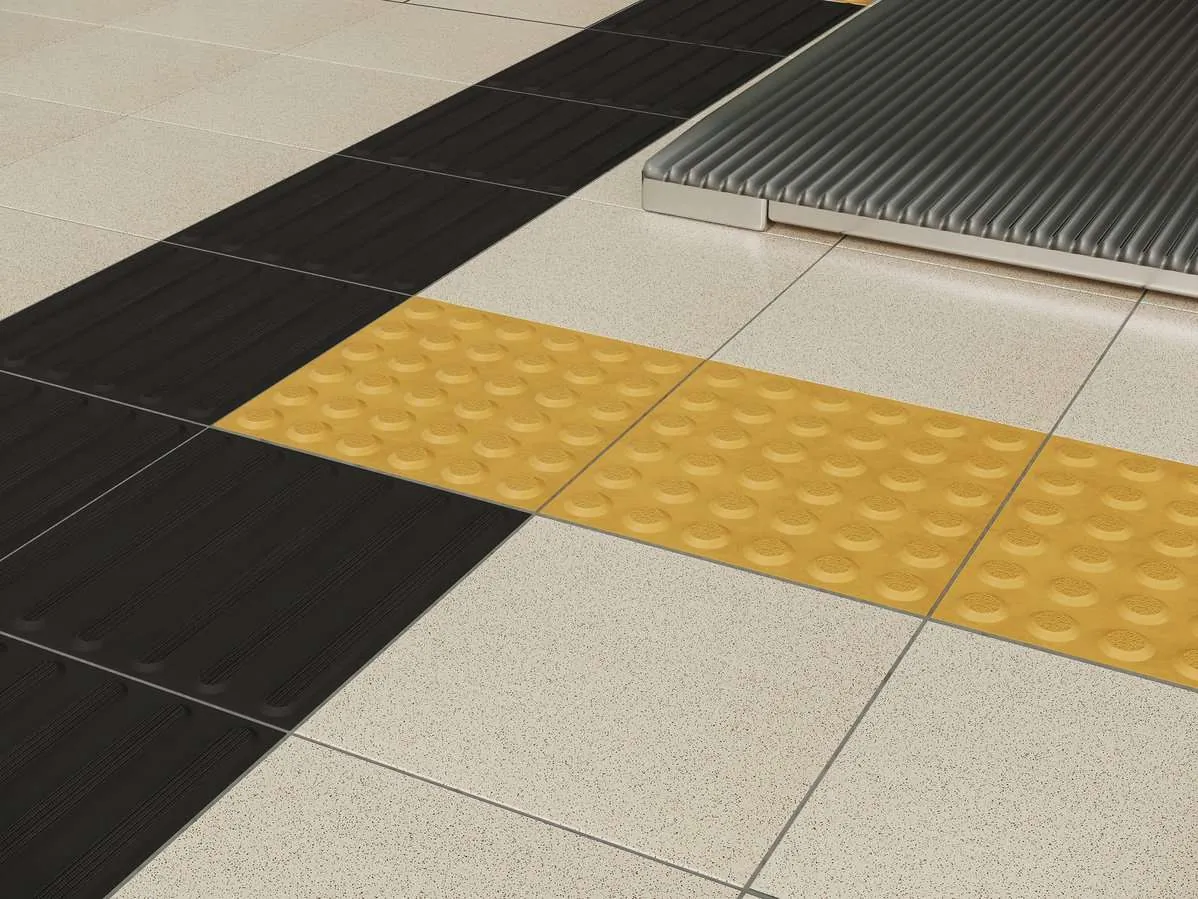 Керамогранит ANB151 Avenue Bobbles Yellow конус жёлтый Тактильный рект. 30x30x15