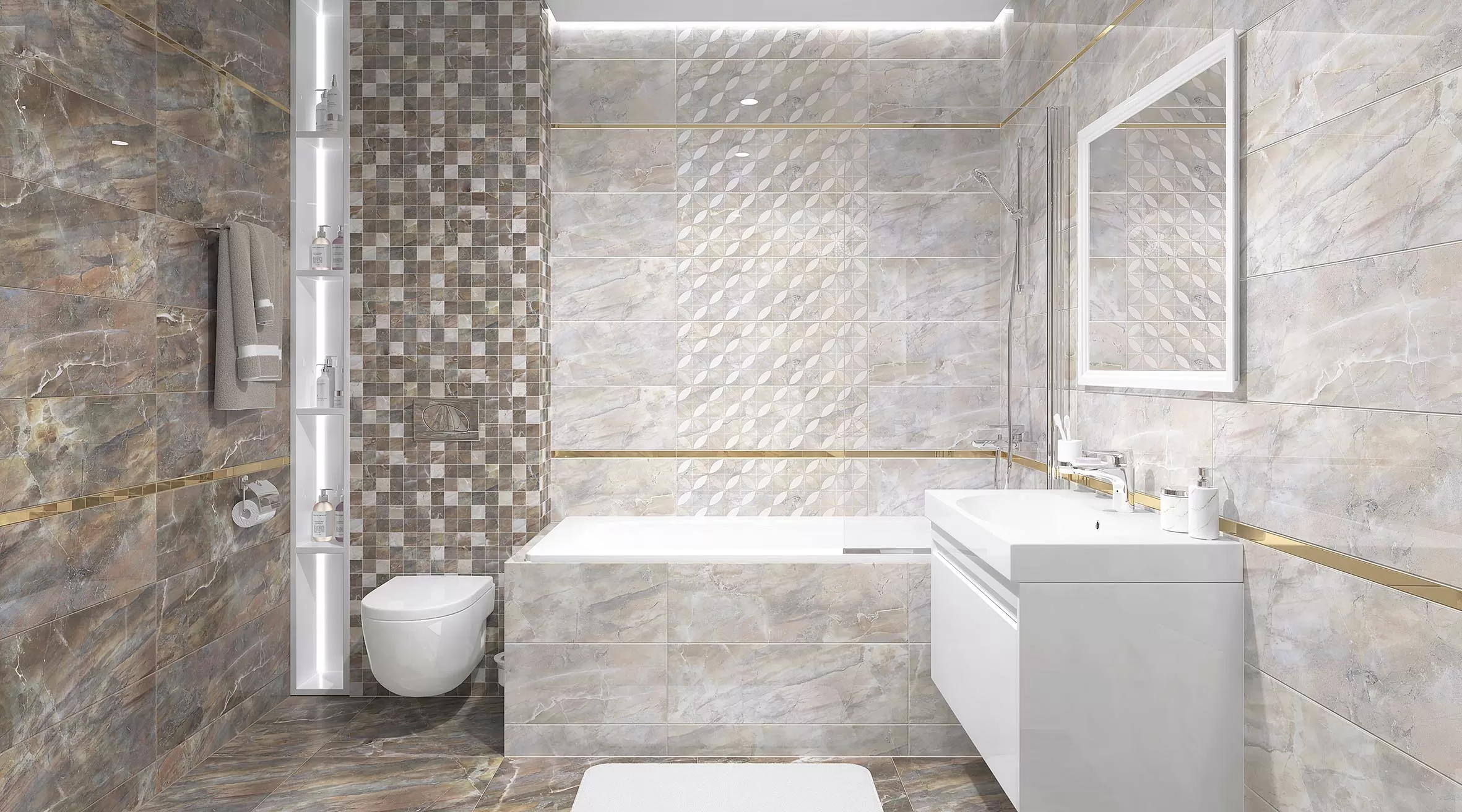 Керамогранит RI 0056 Rich коричневый 60х60