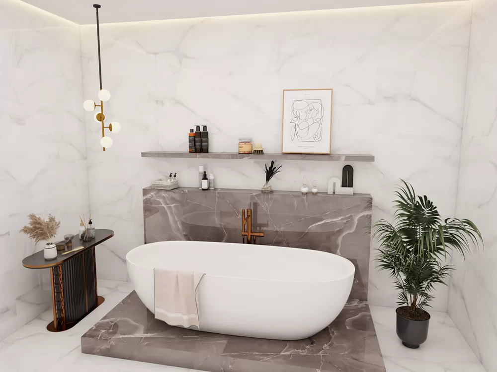 Керамогранит Onyx Rich Bianco 120x60
