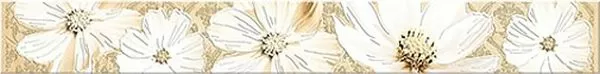 Плитка Sfumato Beige Floret бордюр 50,5*6,2