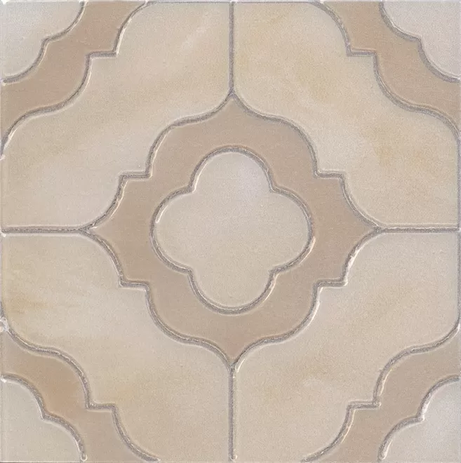 Керамогранит MLD/B64/SG1550L Вставка Помильяно беж лаппатированный 14,5х14,5