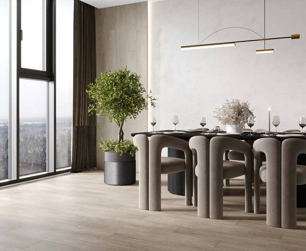 Керамогранит K948003R0001LPEB Malva Taupe серо-коричневый структурный 19.7x119.7
