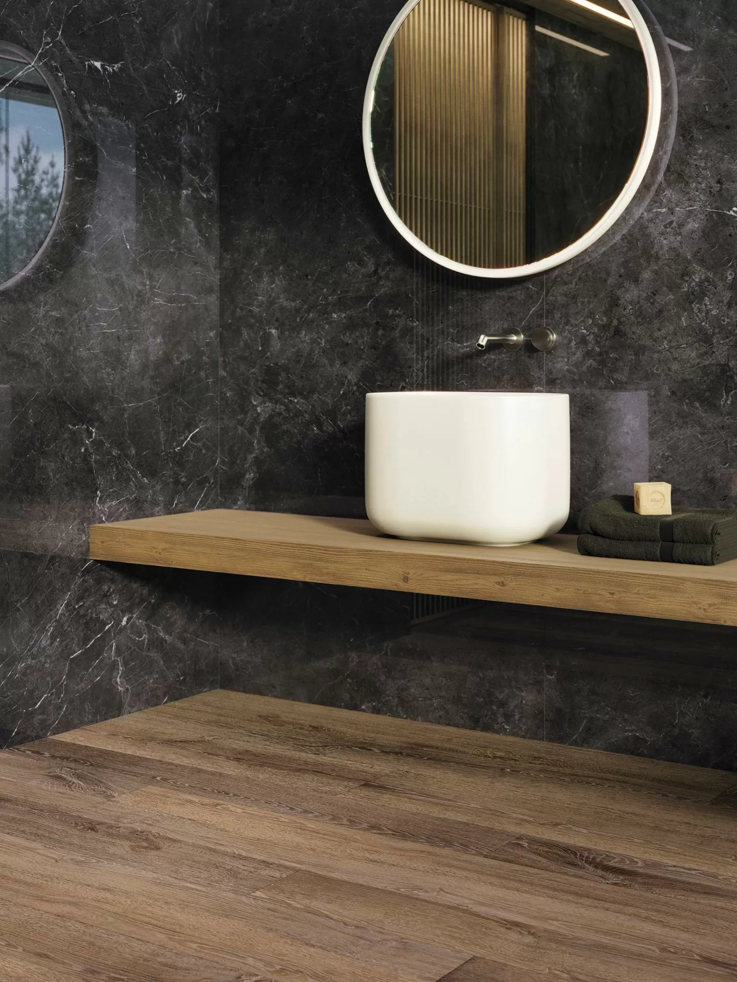 Керамогранит 100347969 Bruselas Walnut 19.3х180