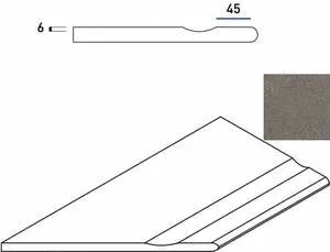 Керамогранит 620090001040 Fume Bordo Svasato Round Sx левый 30x60