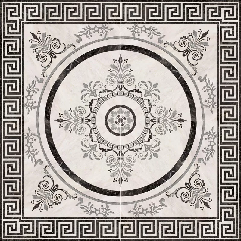 Керамогранит Roseton Nero 4 45x45