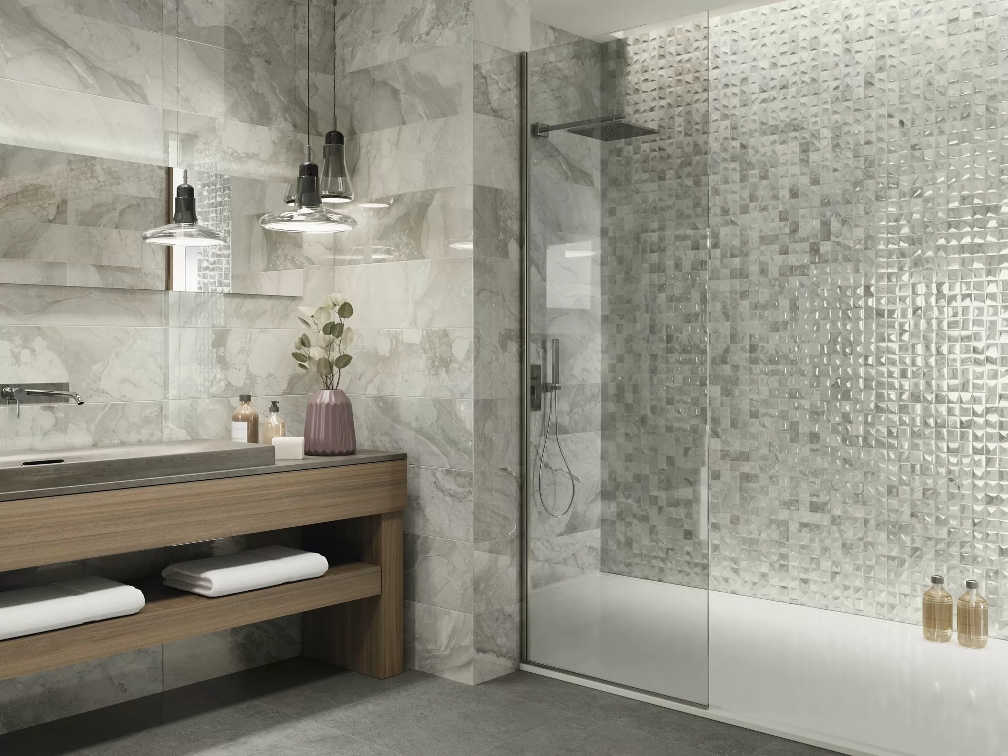 Плитка A035915 Rex Shine Cream 25x75