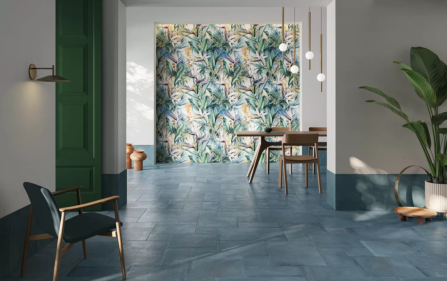 Керамогранит 88348 Crete Cobalto Matt 20x40