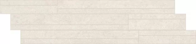 Керамогранит 767024 Elemental White Sandstone Listello Sfalsato Mix 15x60