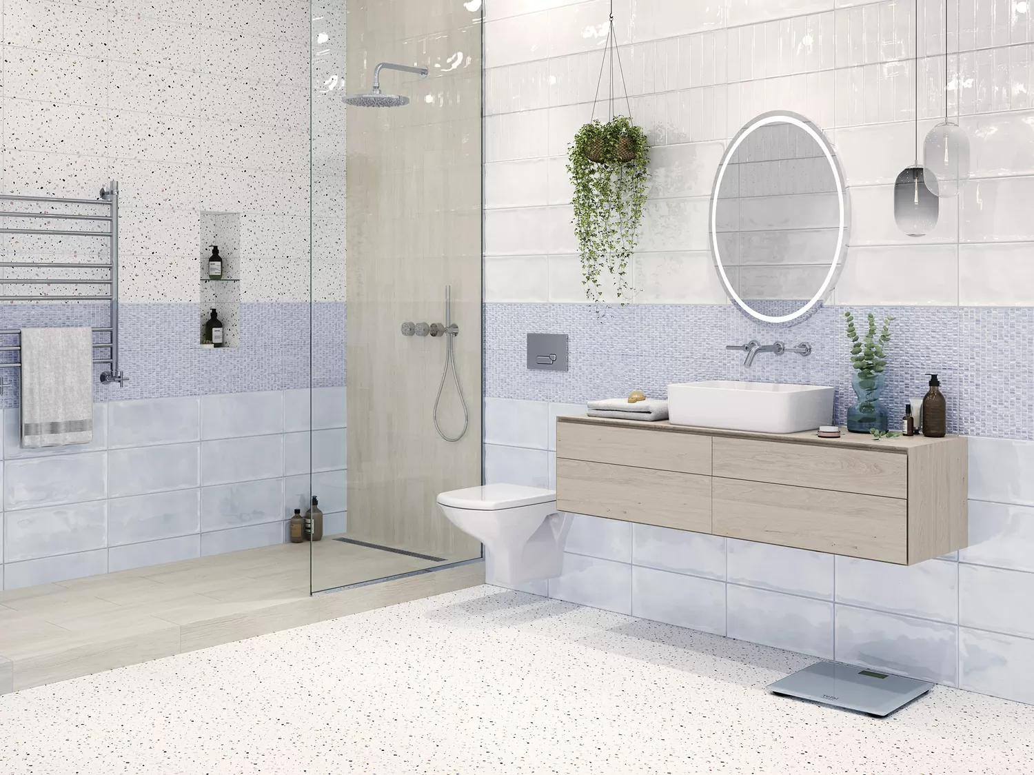 Керамогранит C-FF4M052D Finwood белый 18.5x59.8