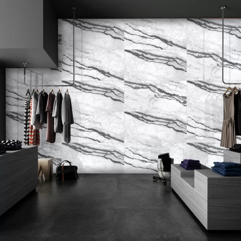 Керамогранит Lasa White Glossy 60x120