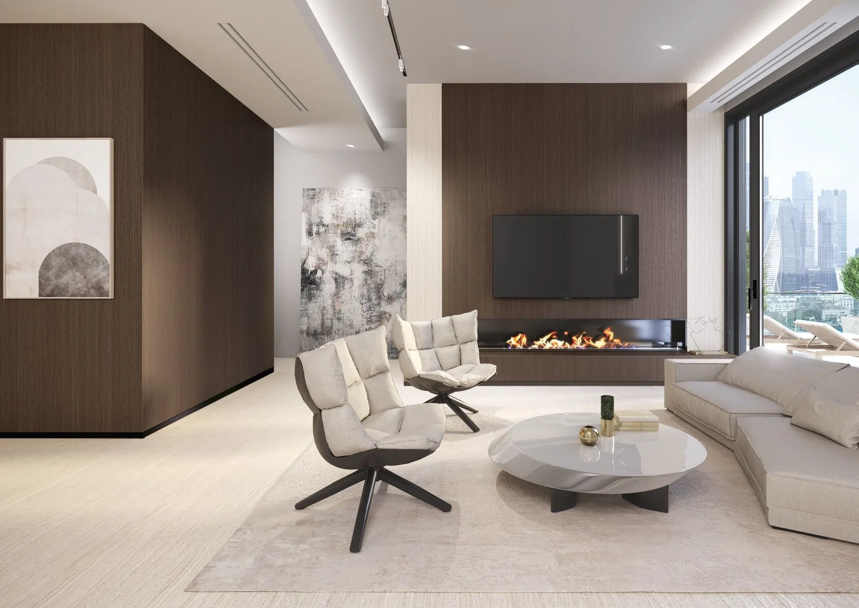 Керамогранит SG074902R Нестос серый светлый лаппатированный обрезной 119,5x320x1,1