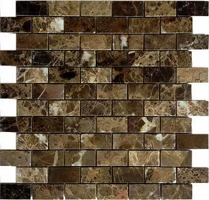 Мозаика Pietrine Emperador Dark POL 2.3x4.8 29.8x29.8