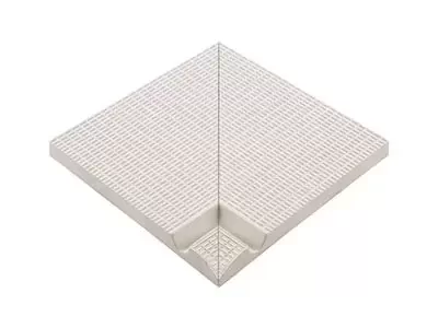 Керамогранит 37200 Внутренний угол с сетчатой поверхностью L Unglazed 25х25
