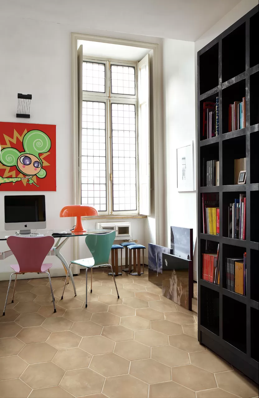 Керамогранит fOF1 Firenze Deco Esagono Fiore 21.6x25