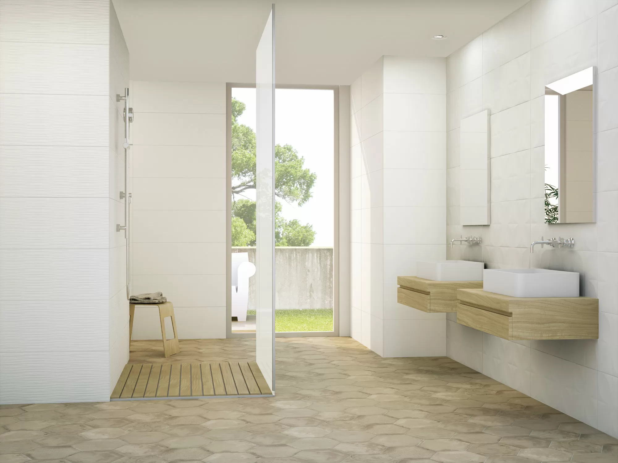 Плитка Панно Albi Blanco Garden 126,4x90