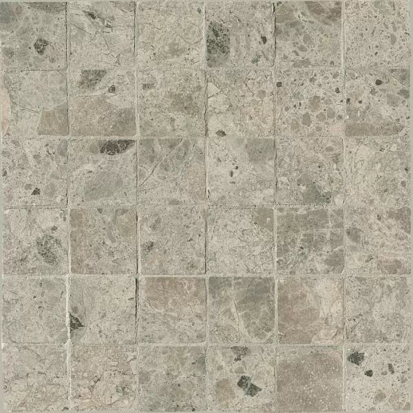 Мозаика fQNT Nativa Grey Macromos. Anticato Satin 30x30