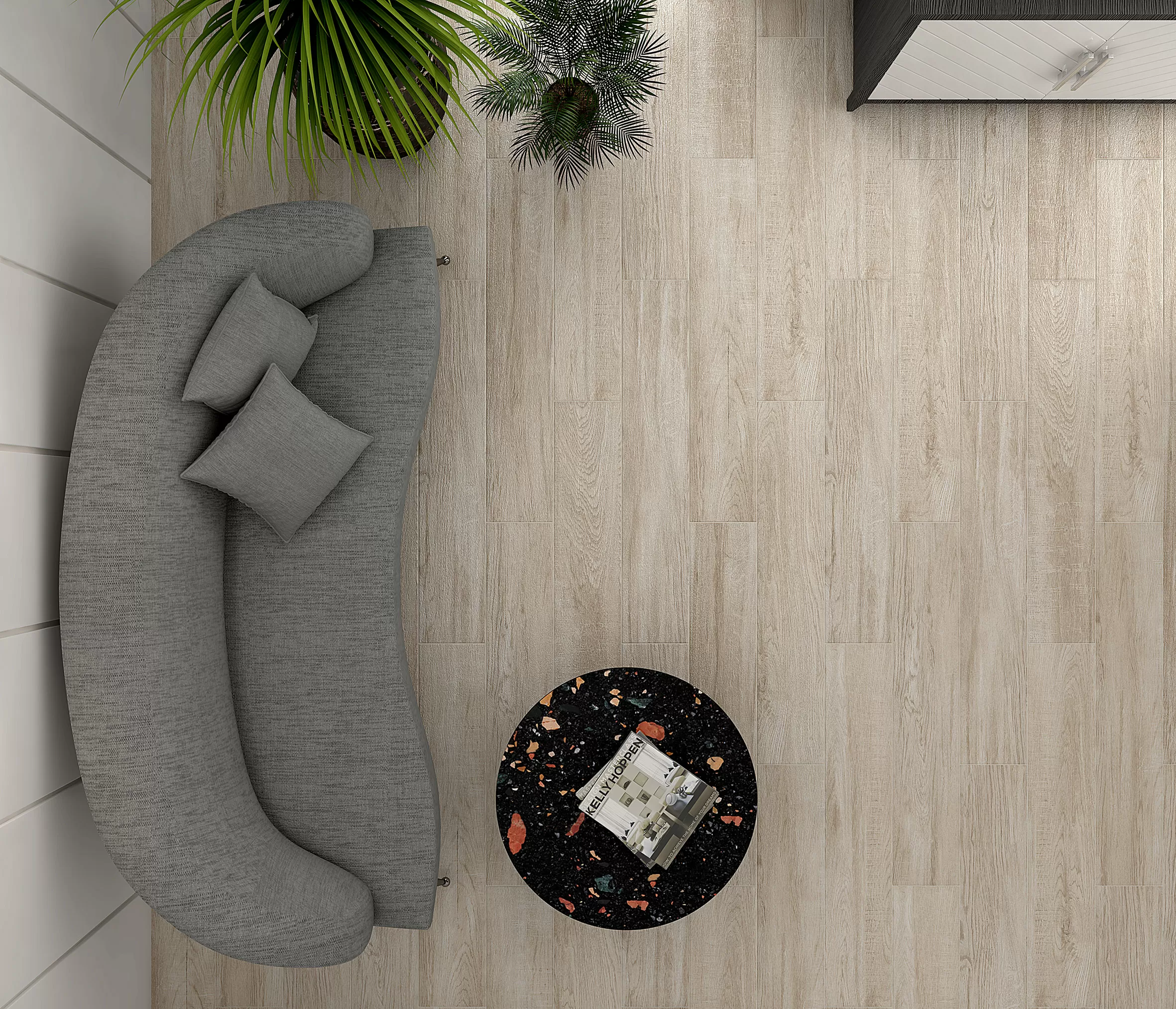 Керамогранит SG517920R Rainwood бежевый обрезной 20х119,5