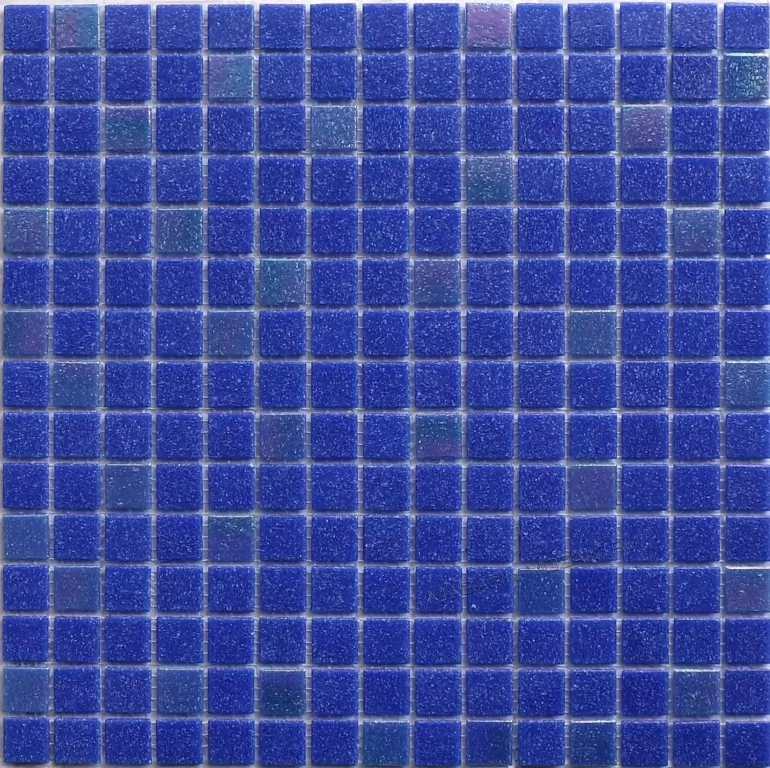 Мозаика MIX28 стекло темно-синий (сетка) 20x20x4 327x327