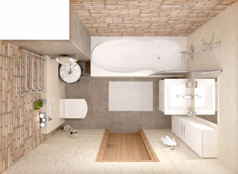 Керамогранит Loft чёрный 30х60