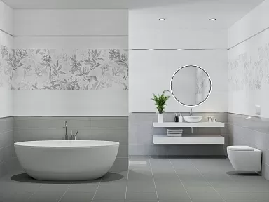 Плитка 587472001 Idilio Decor Grey Gradino 24.2х70