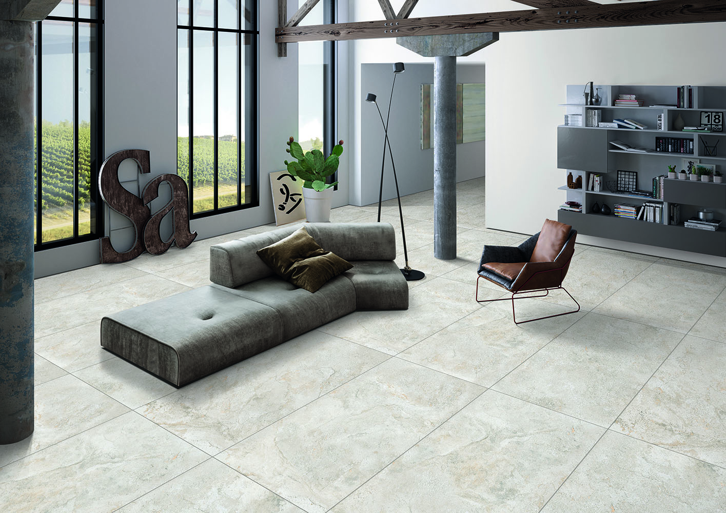 Керамогранит Fame Blanco Matt Carving 60х120