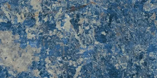 Керамогранит 765786r Les Bijoux De Rex Sodalite Bleu Glossy 6mm 60x120