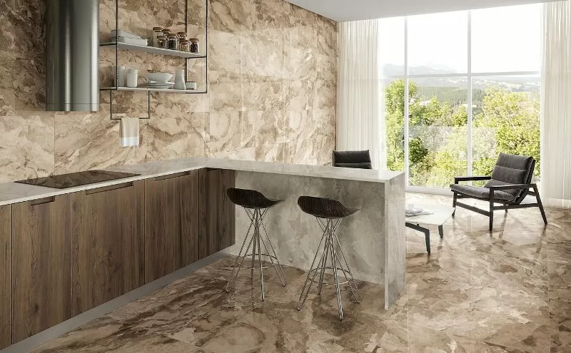 Мозаика Kamu Grey Metal Mosaico Brillante 30x30