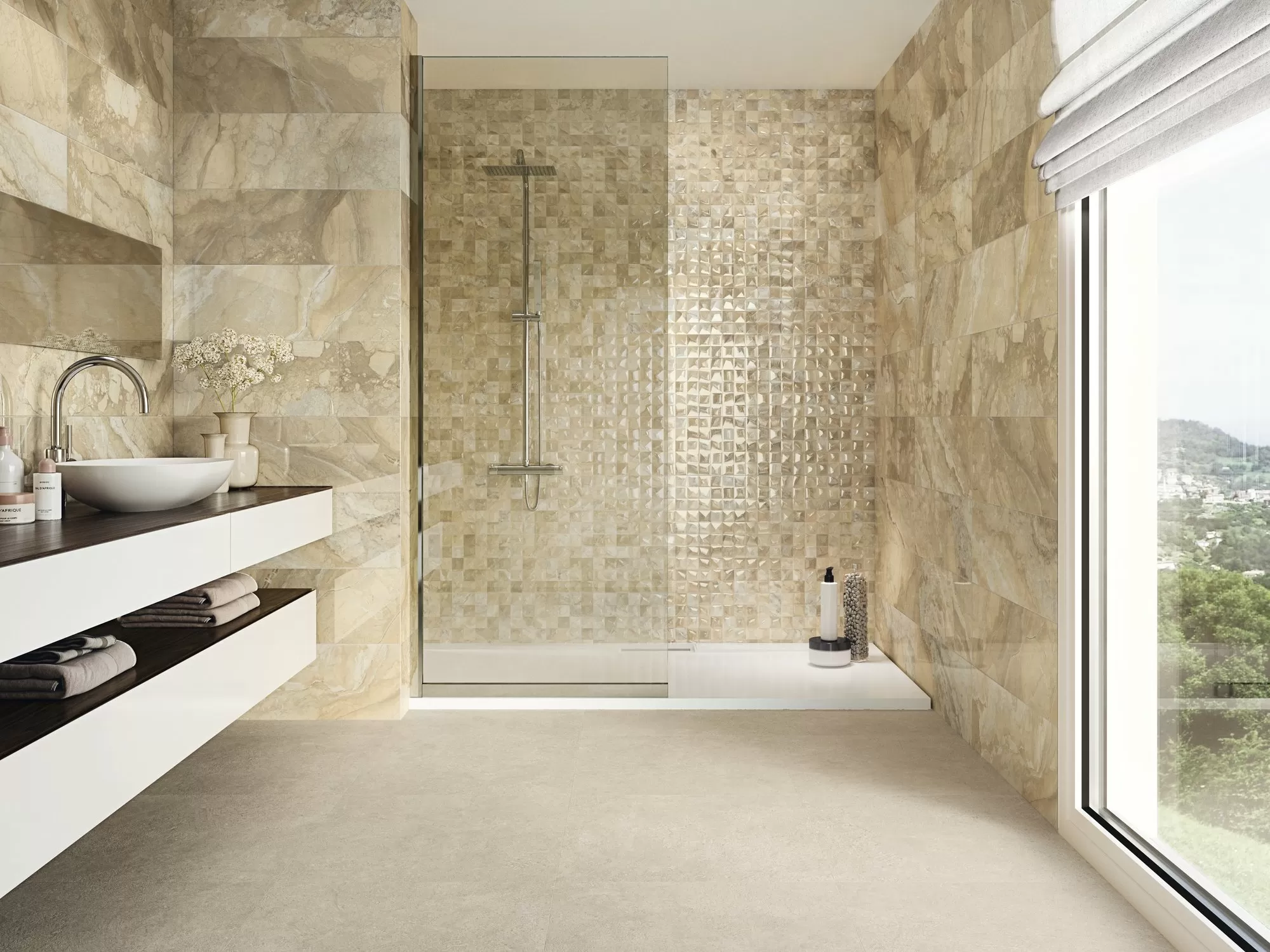 Плитка A037054 Cenefa Rex Cream 10x25