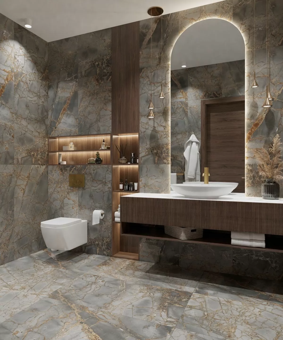 Керамогранит GR101 Golden Black High glossy 600x600