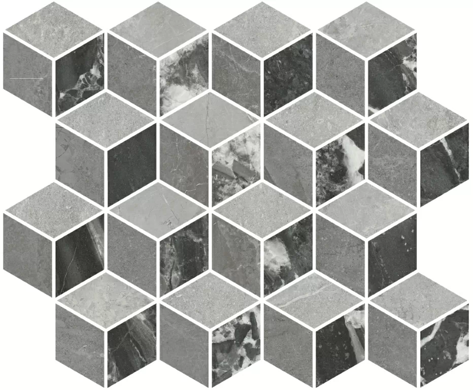 Мозаика T017/48008 Декор Риальто 1 мозаичный глянцевый 45x37,5x1