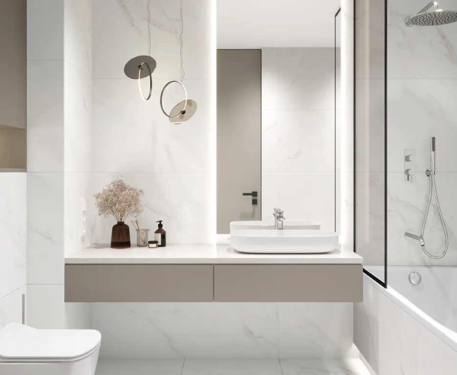 Керамогранит Calacatta Michael белый лаппатированный 60х120