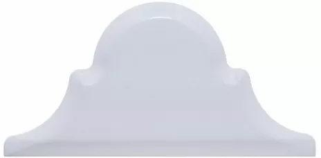 Плитка ADST8008 ADEX ARABESCO BISELADO REMATE SNOW CAP 7.5Х15