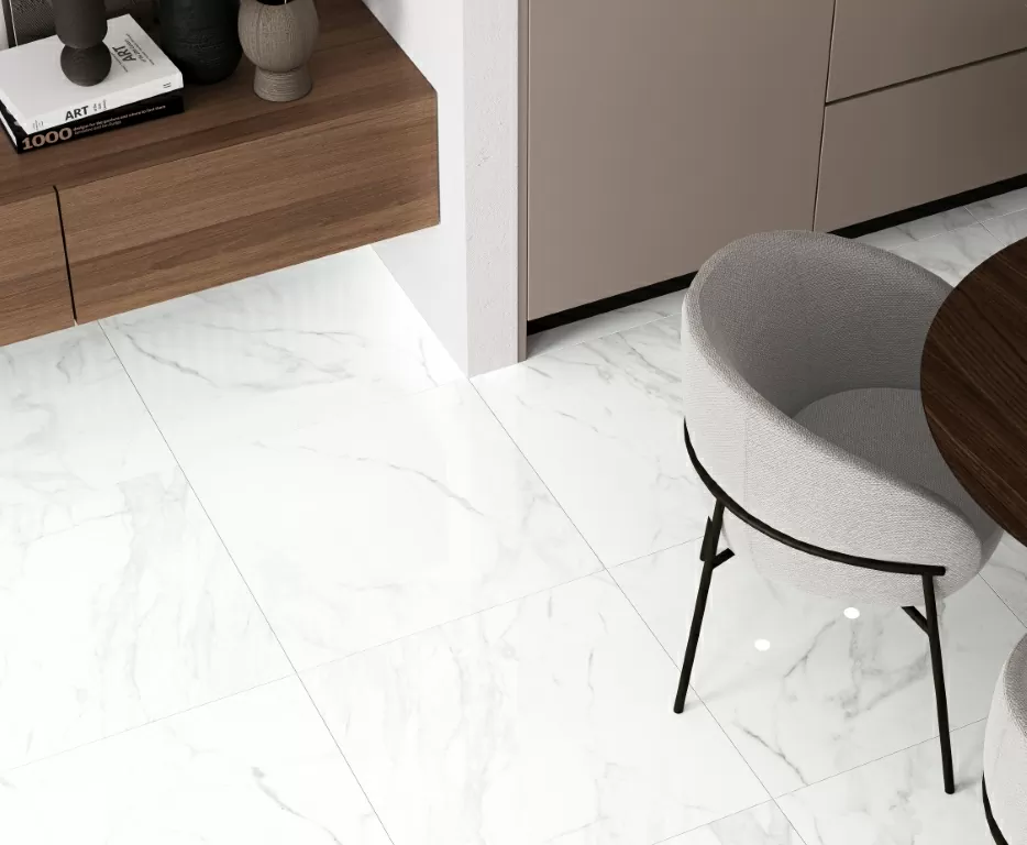 Керамогранит Calacatta Faro Grey Белый Полированный 60х60