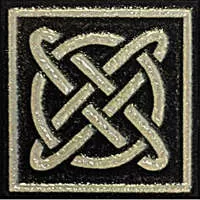 Керамогранит Сеул серебро вставка 6x6