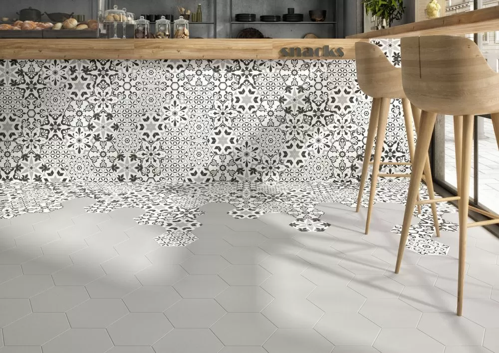 Керамогранит Versalles HEX Grey 20x24