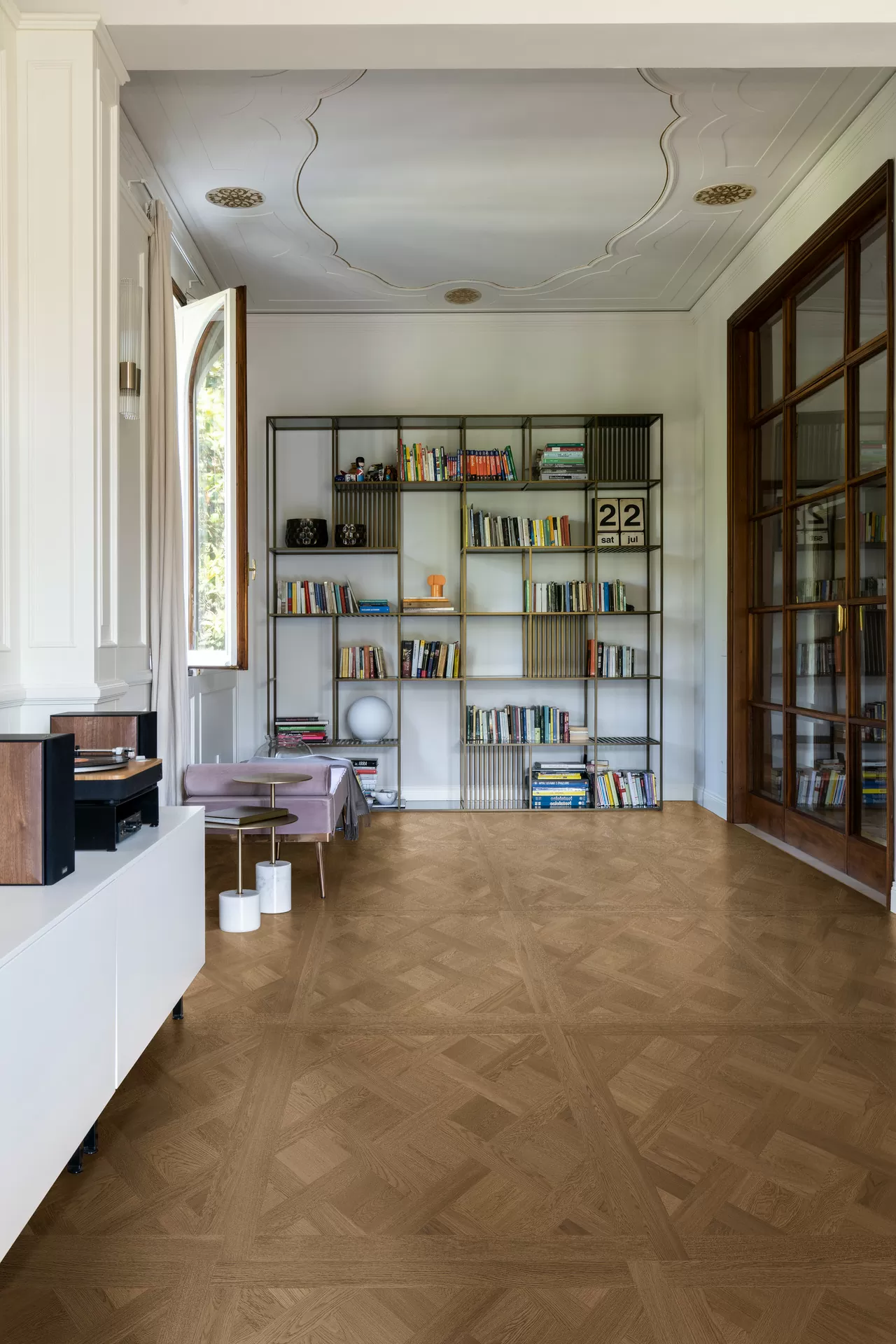 Керамогранит MEK3 Intrecci Versailles Miele Rt 120x120