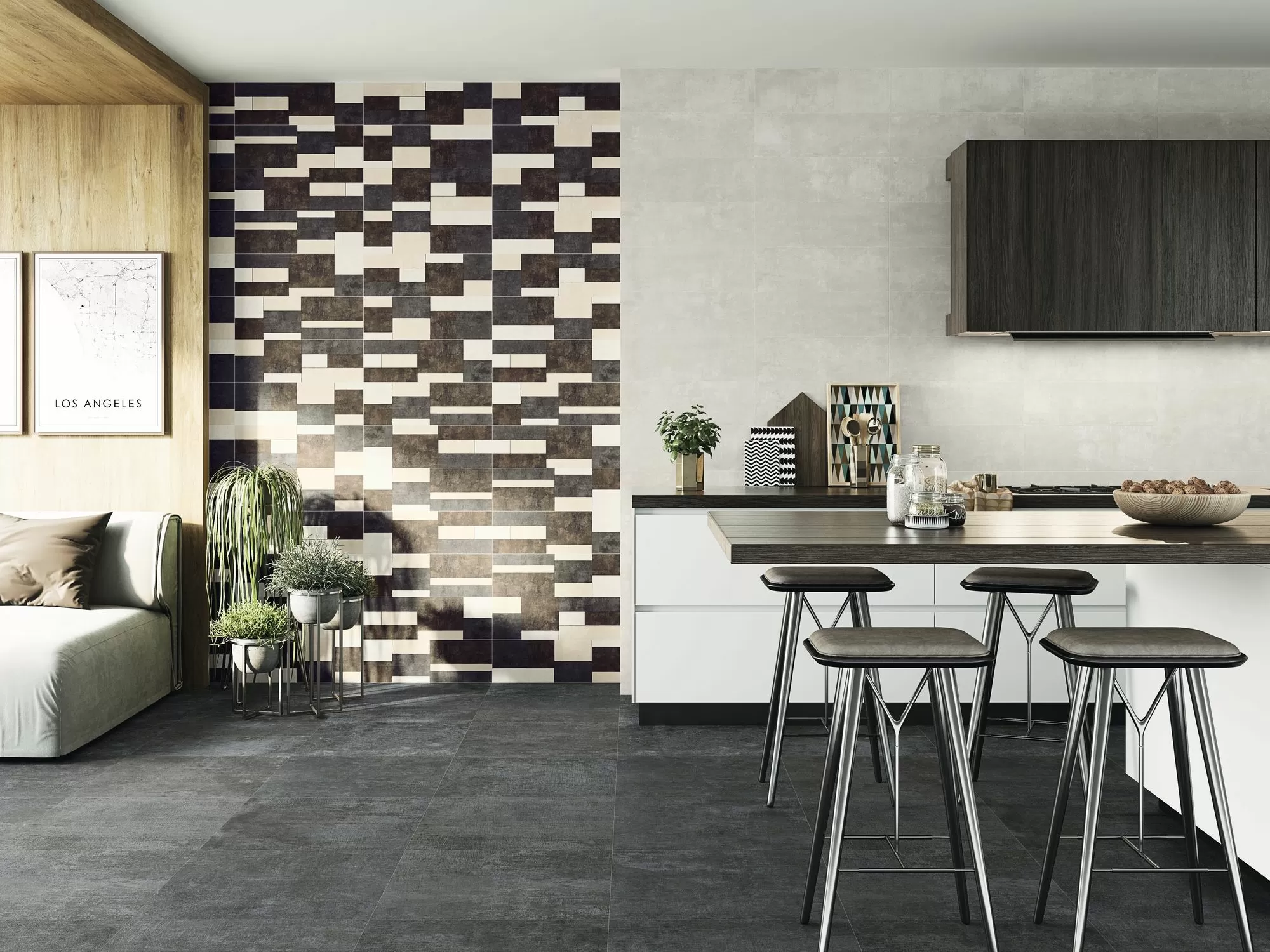 Керамогранит Oneway Steel Lapado 120x260