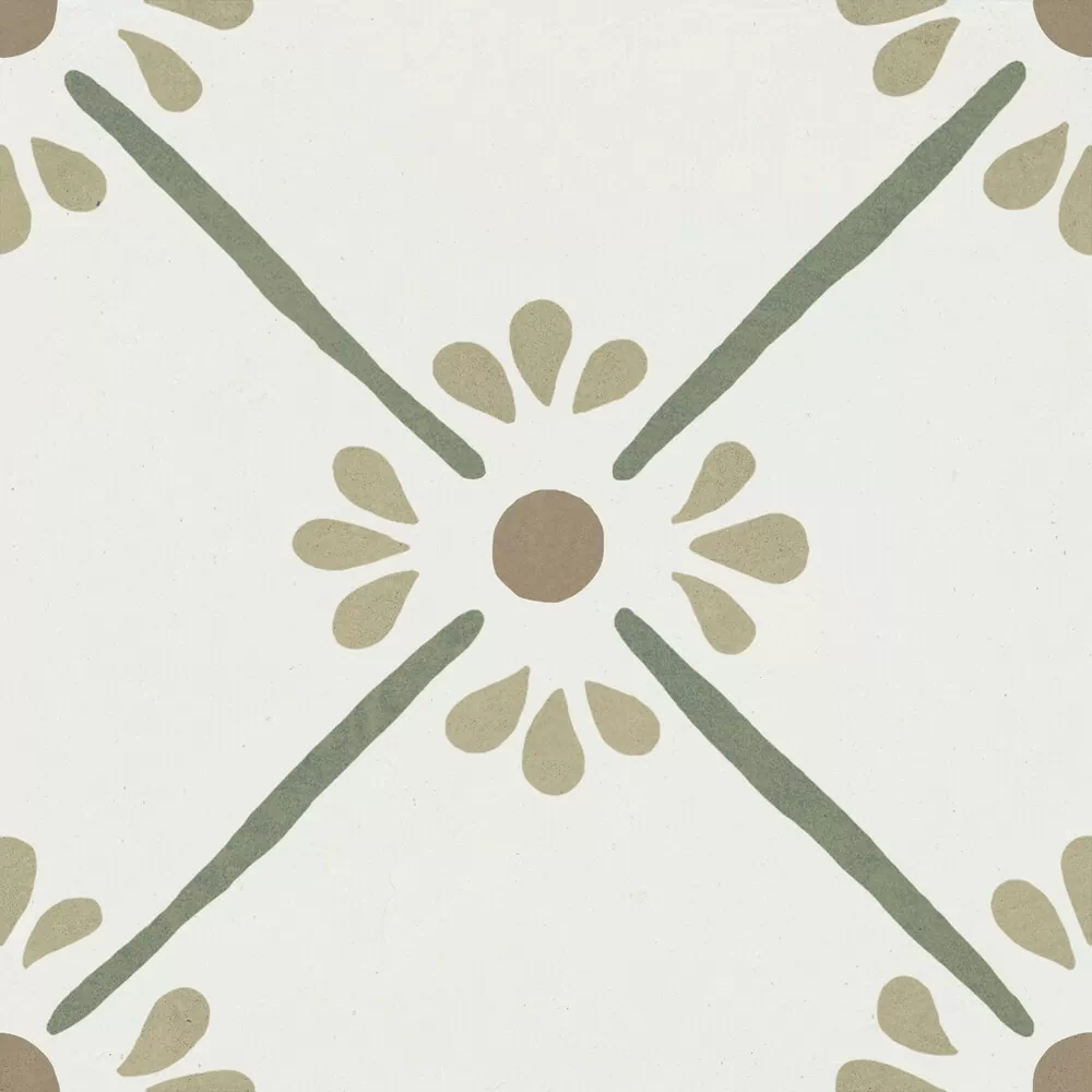Керамогранит 37788 Provenza Green Flower/22,3 22,3x22,3